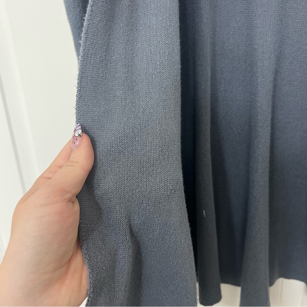 Peruvian Connection Gray Lightweight Cardigan Swe… - image 4